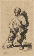 KG 13369
          <br/>
          Plassende zwerver, Rembrandt (B 190-4, copie)
          <br/>
          <em>Vivarès, François (1709-1780)</em>